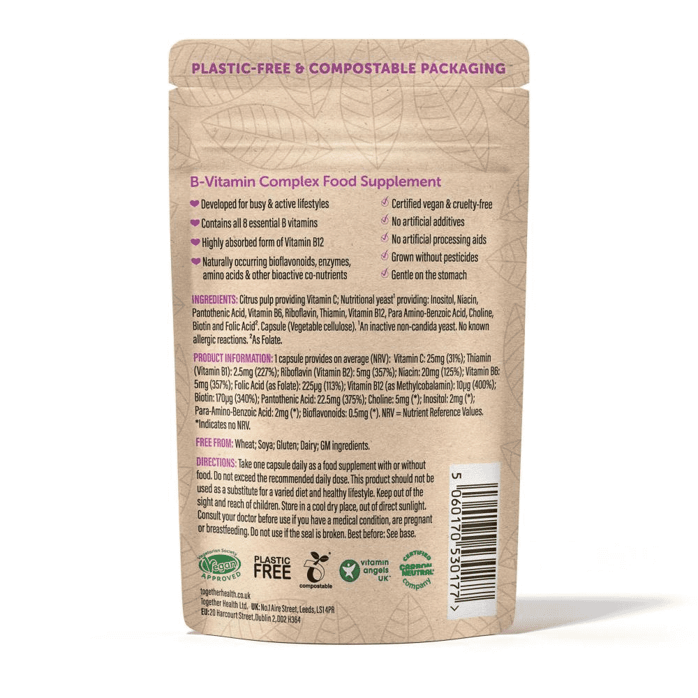 B Complex Wholefood Supplement 30s