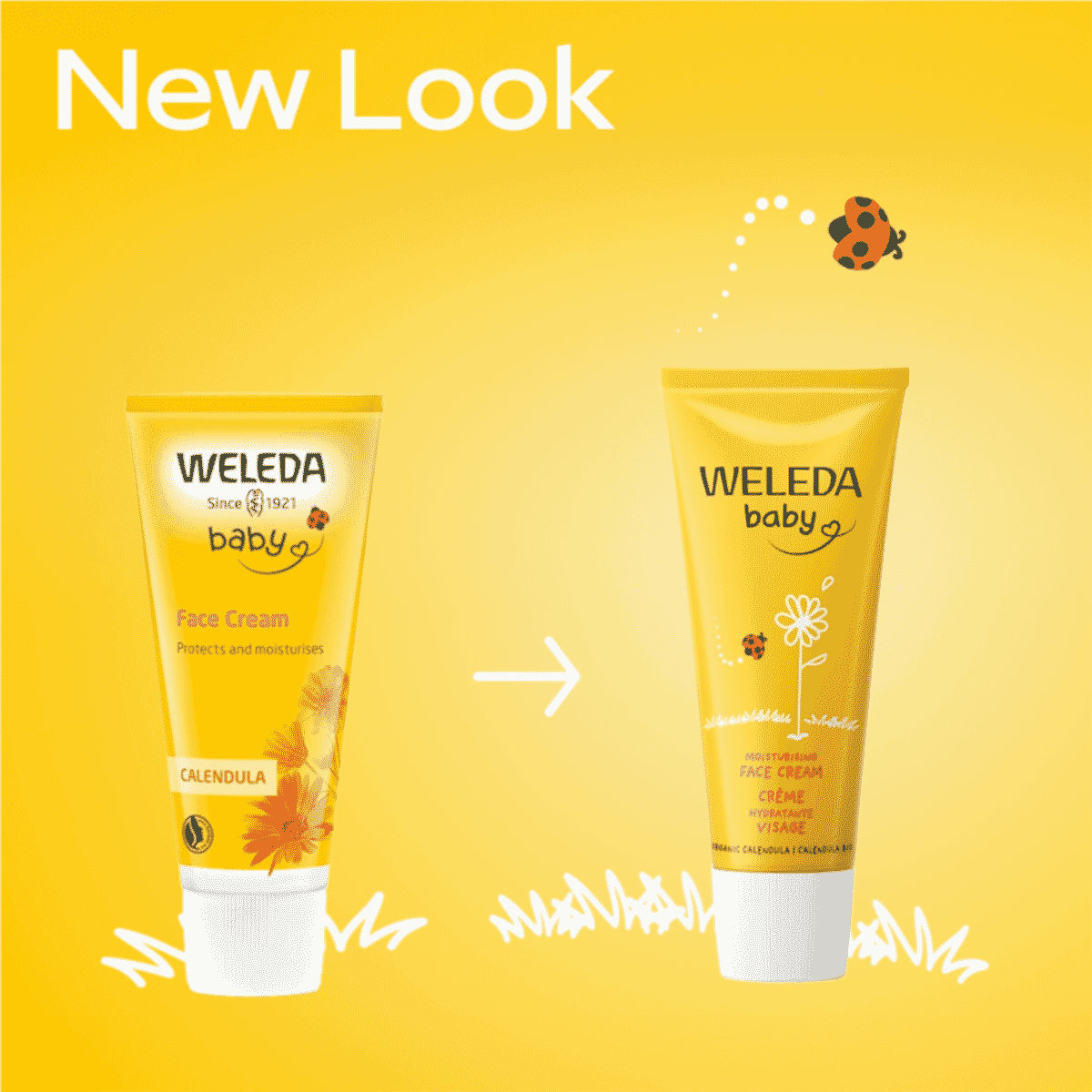 Baby Moisturising Face Cream Organic Calendula 50ml