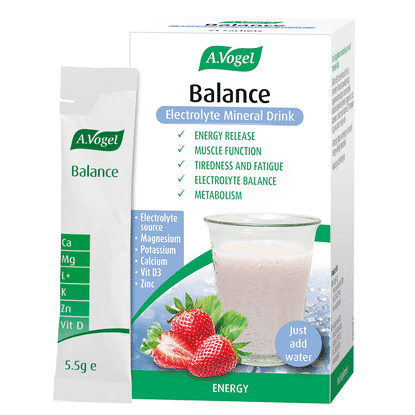 Balance Electrolyte Mineral Drink Strawberry Energy 21x5.5g Sachets