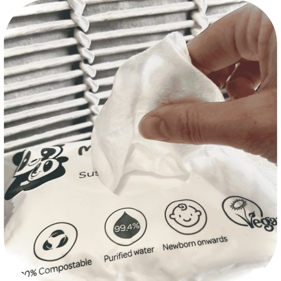 Bamboo Baby Wipes 60 Sheets
