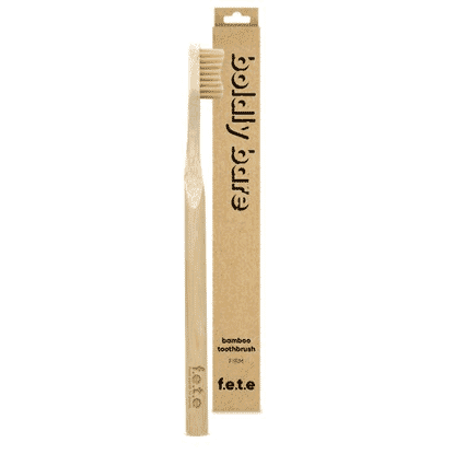 Bamboo Toothbrush Firm Bristles - Boldly Bare (Natural) (single)