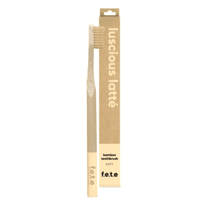 Bamboo Toothbrush Soft Bristles - Luscious Latte (single)
