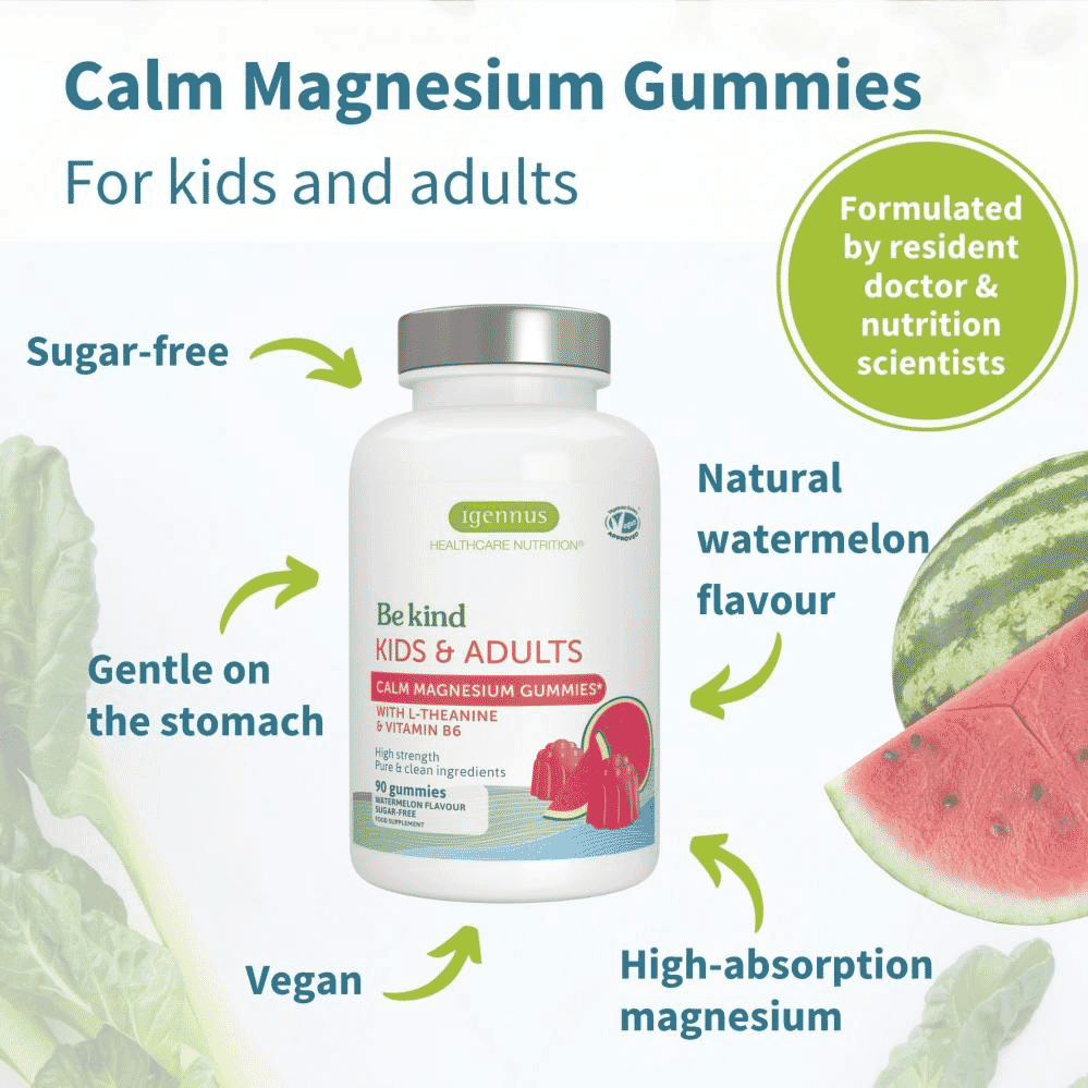 Be Kind Kids & Adults Calm Magnesium Gummies 90s