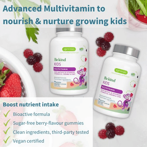 Be Kind Kids Multivitamin Gummies 90s
