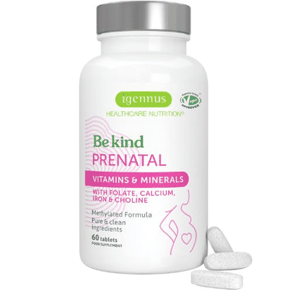 Be Kind Prenatal Vitamins & Minerals 60s