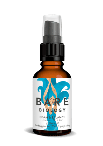 Beam & Balance Vitamins D3 + K2 Peppermint (BLUE) 25ml
