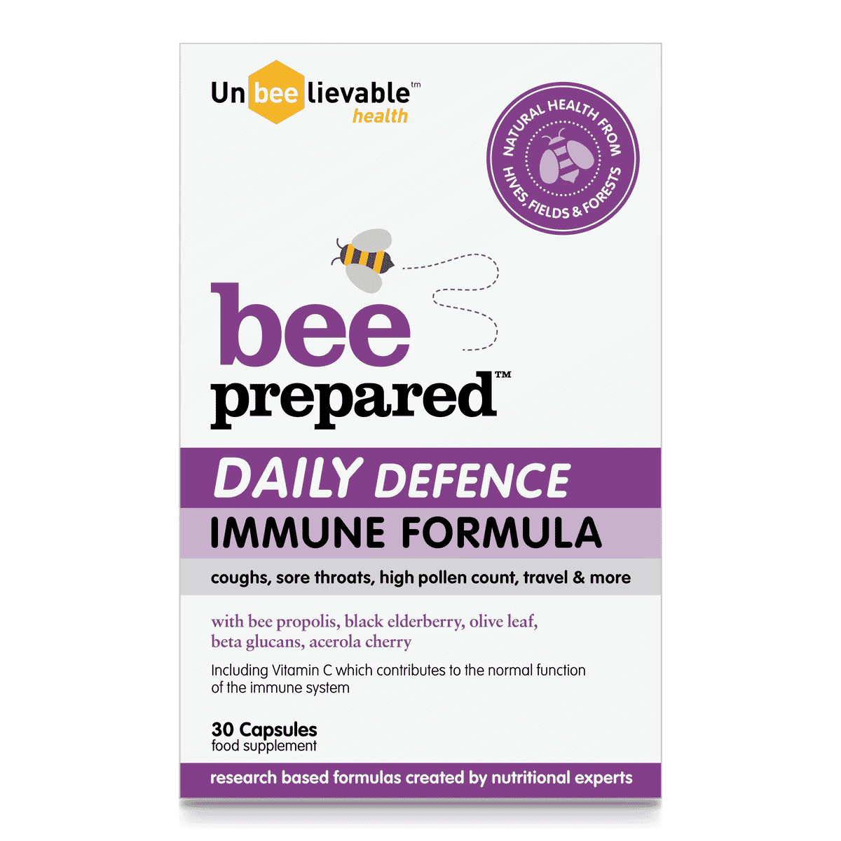 bee prepared DAILY Defence Immune Formula 30s