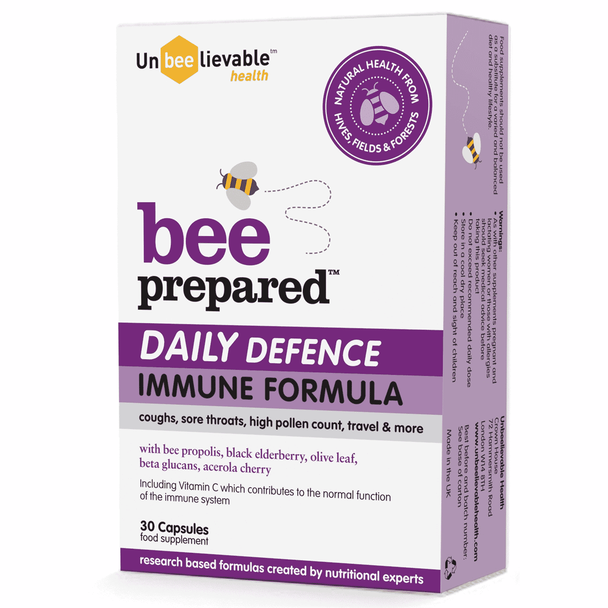bee prepared DAILY Defence Immune Formula 30s