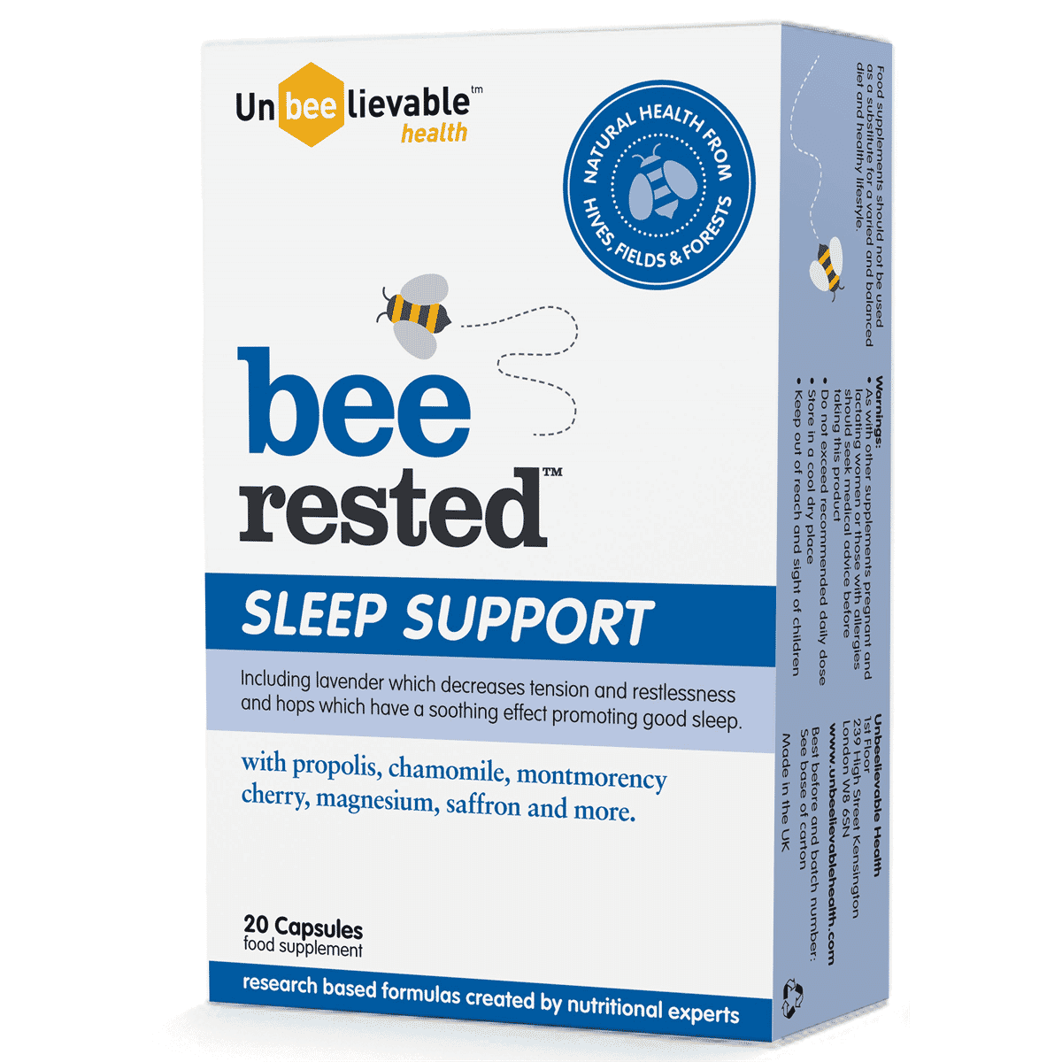 bee rested Sleep Support 20s