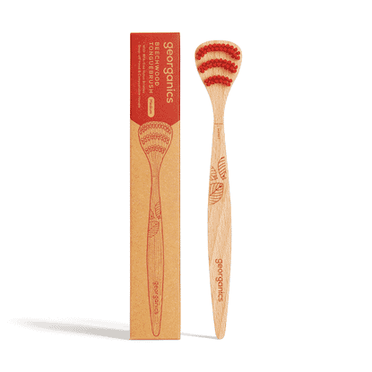 Beechwood tongue Brush 1 unit 