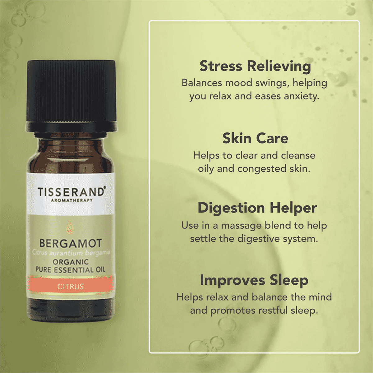 Bergamot Organic Pure Essential Oil 9ml