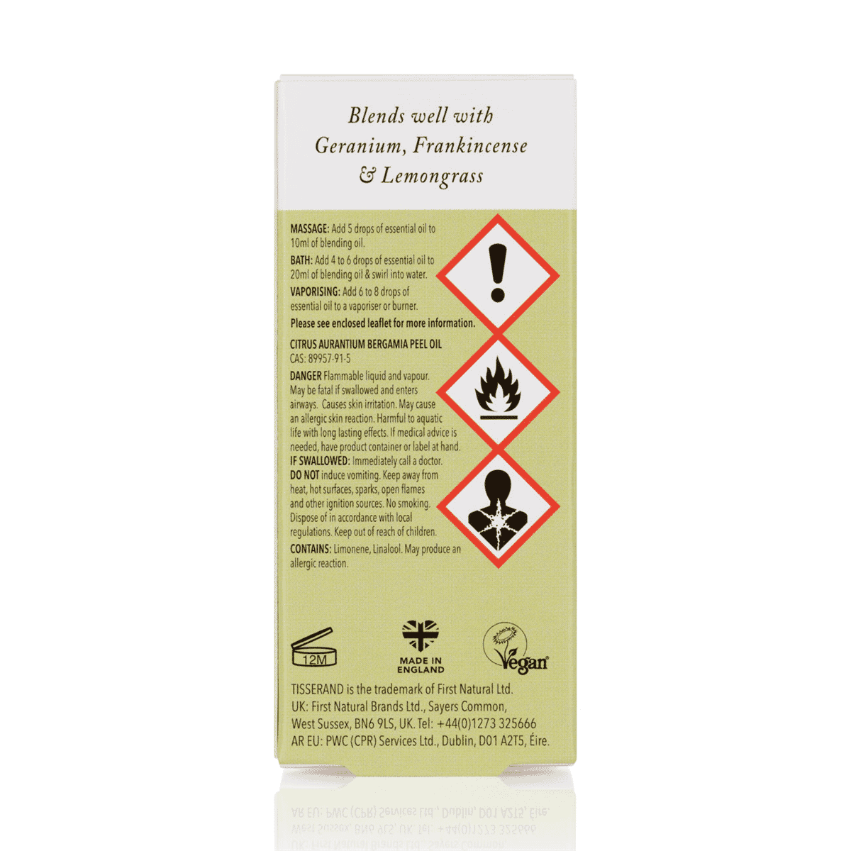 Bergamot Organic Pure Essential Oil 9ml