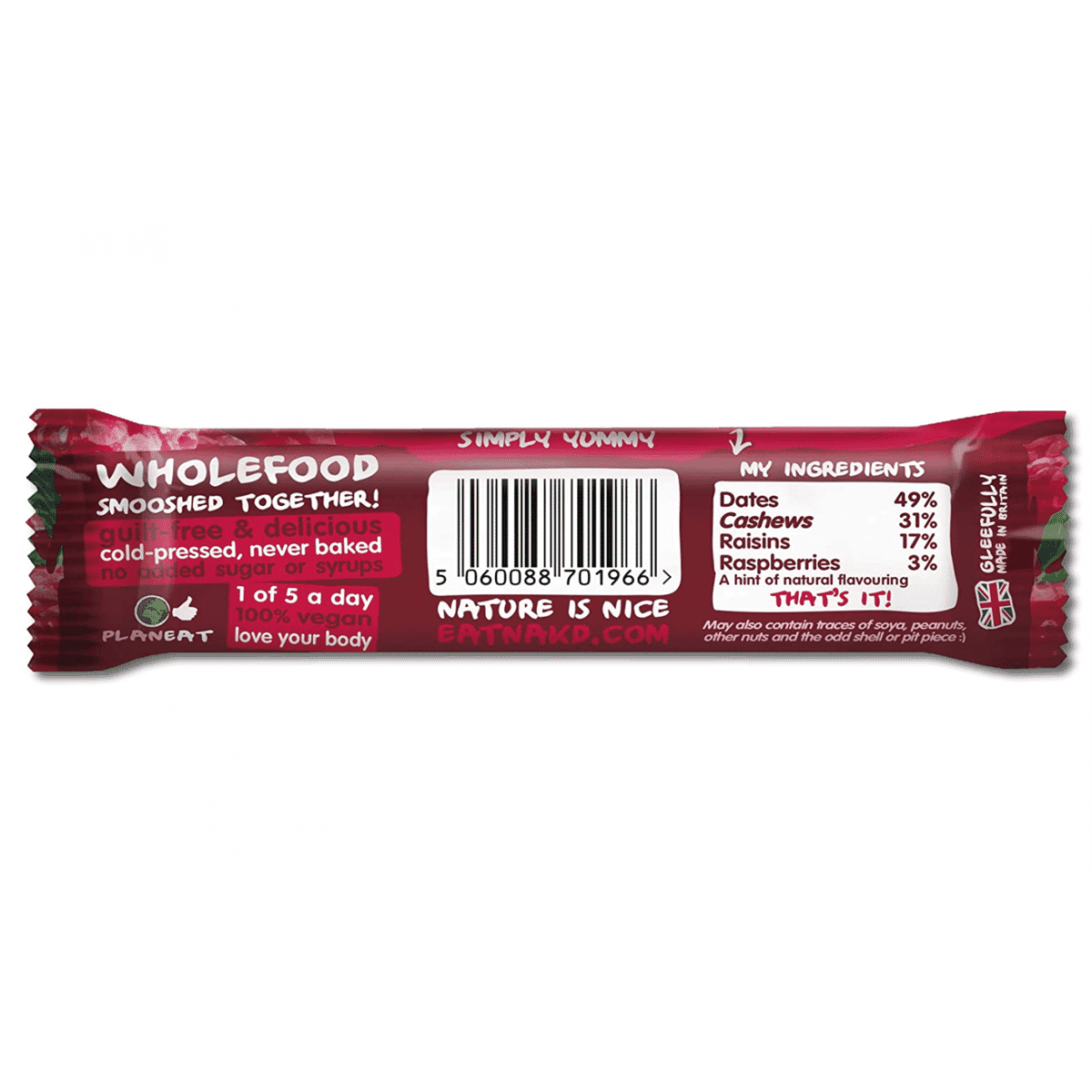 Berry Delight 18 x 35g Bar (CASE)