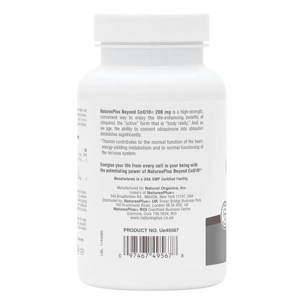 Beyond CoQ10 200mg Ubiquinol 60s