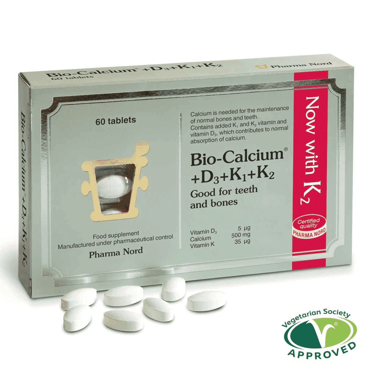 Bio-Calcium +D3 +K1 +K2 60s