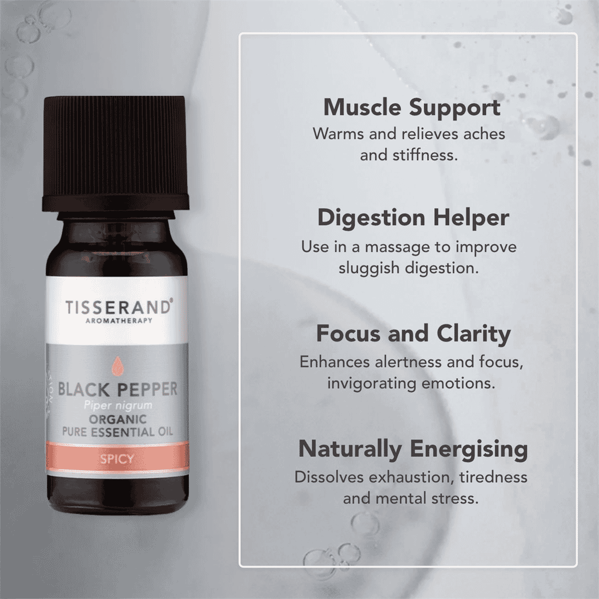 Black Pepper Organic Pure Essential Oil 9ml