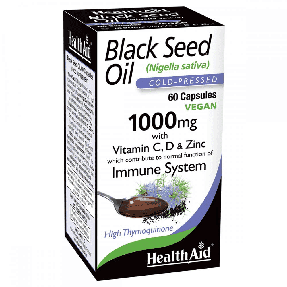 Black Seed Oil 1000mg Capsules 60s