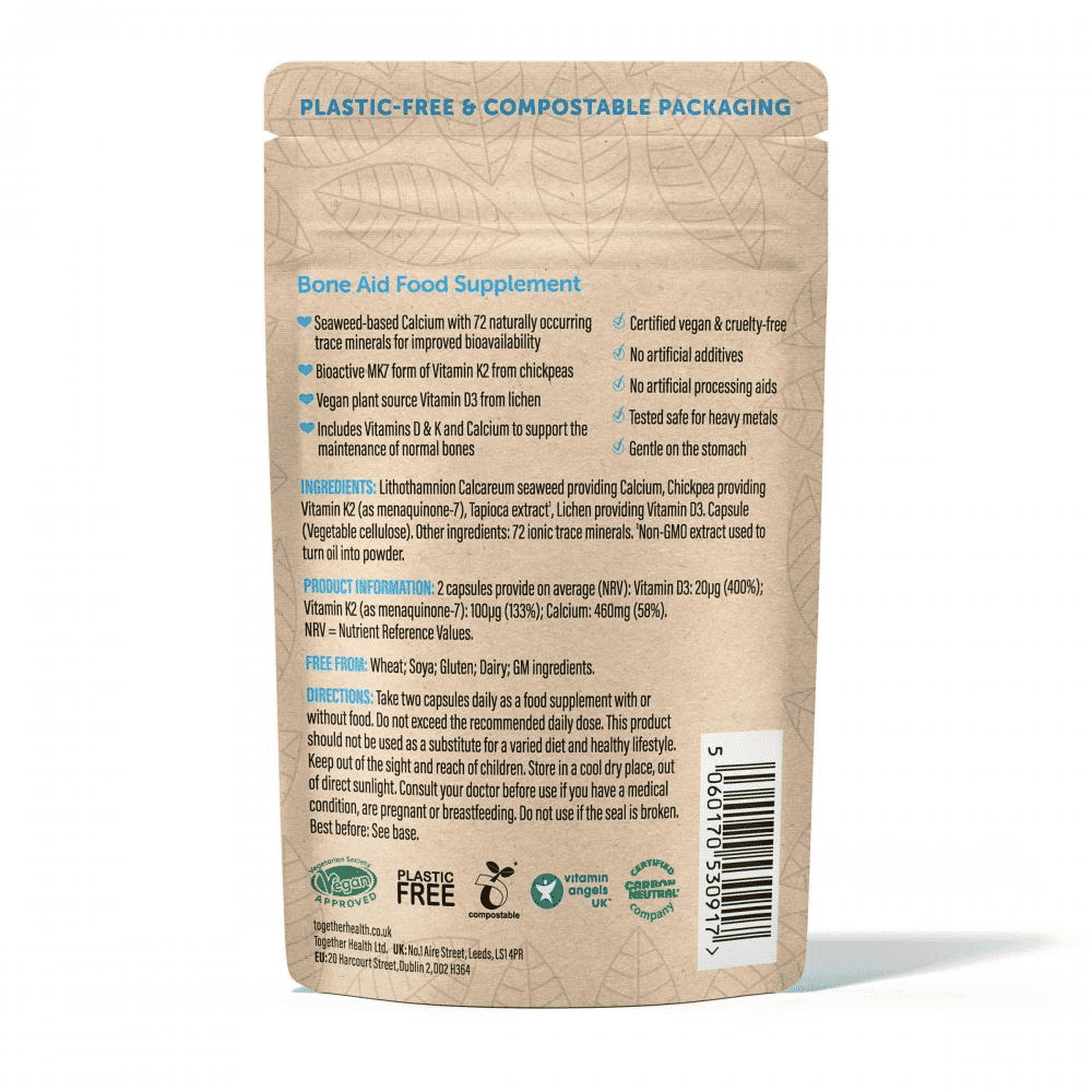 Bone Aid Plant Based Calcium, K2 & D3 60s