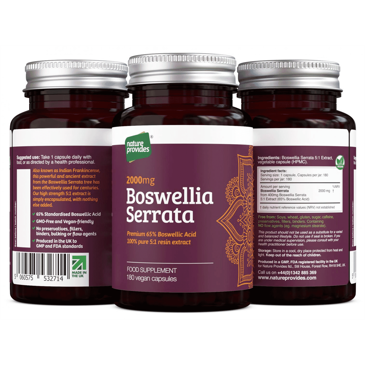 Boswellia Serrata 180s