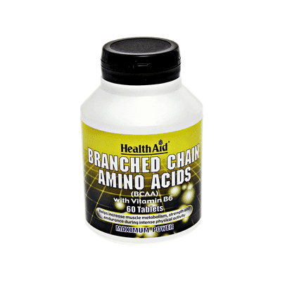 Branched Chain Amino Acids (BCAA) with Vitamin B6 60s