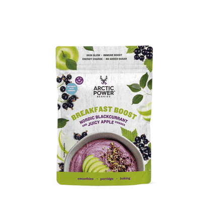 Breakfast Boost Nordic Blackcurrant and Juicy Apple Powder 70g