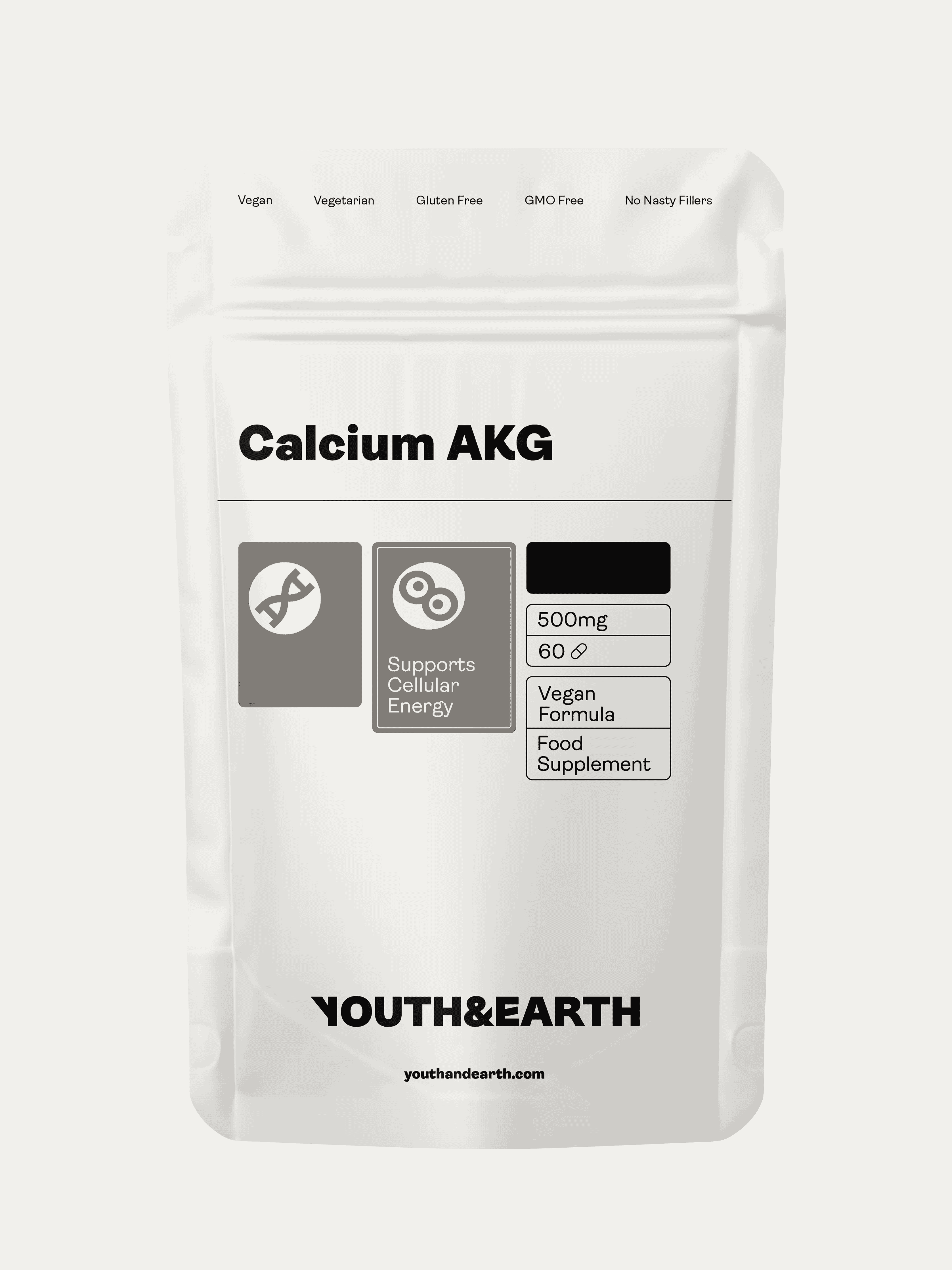 Calcium AKG Calcium Alpha Keto-Glutarate 60s