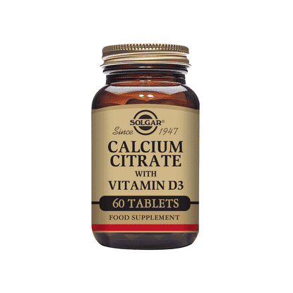 Calcium Citrate with Vitamin D3 60s