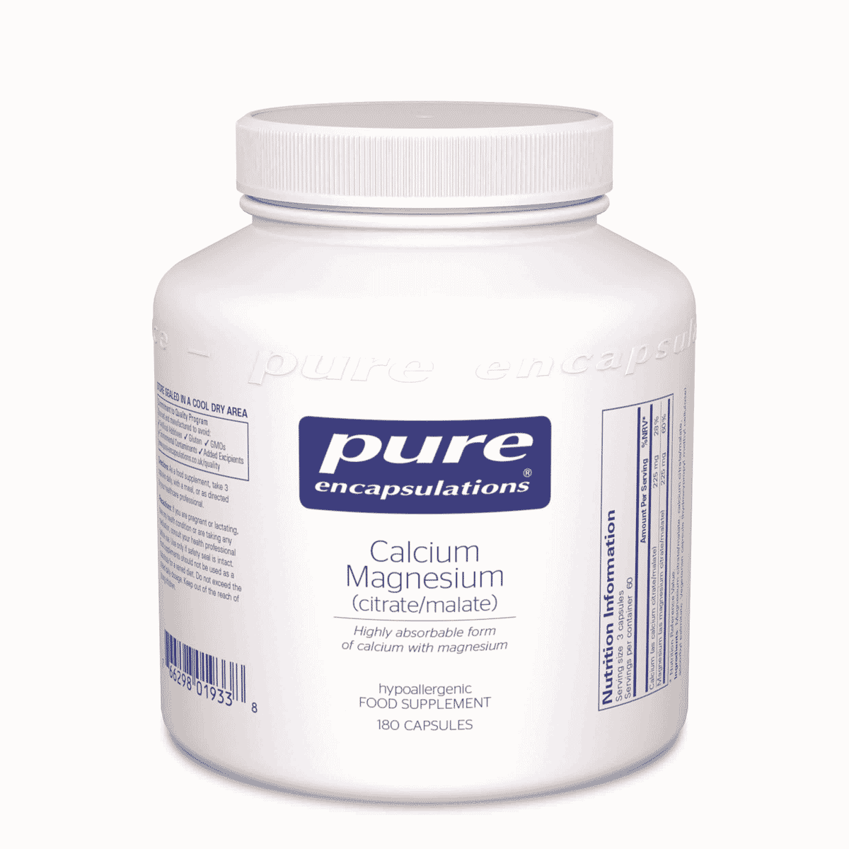 Calcium Magnesium (Citrate/Malate) 180s