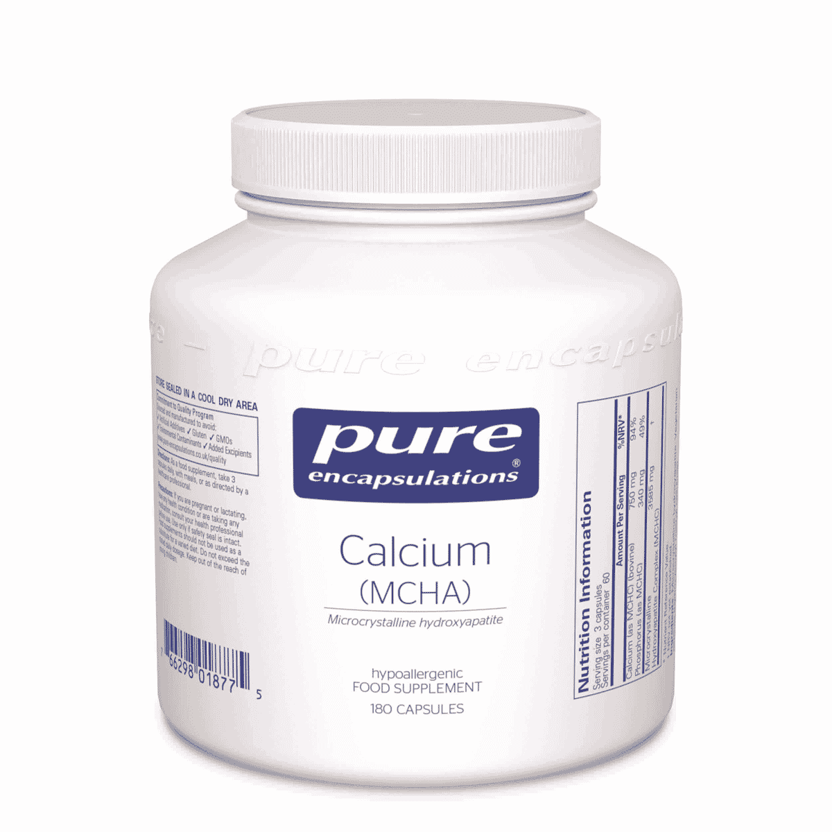 Calcium (MCHA) 180s