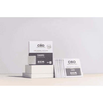 CBD Dermal Patches 500mg (10 x 50mg)