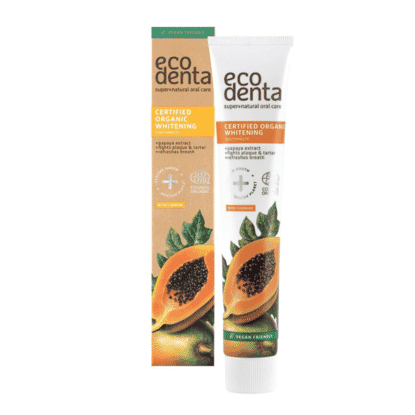 Certified Organic Whitening Toothpaste Papaya Extract 75ml