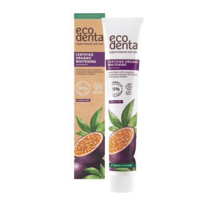 Certified Organic Whitening Toothpaste with Enzymes Fluoride Free 75ml