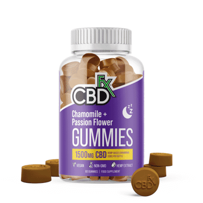 Chamomile + Passion Flower Gummies 1500mg CBD 60s