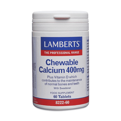 Chewable Calcium 400mg 60s
