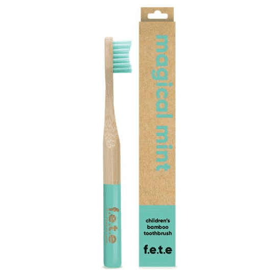 Children's Bamboo Toothbrush Magical Mint (single)