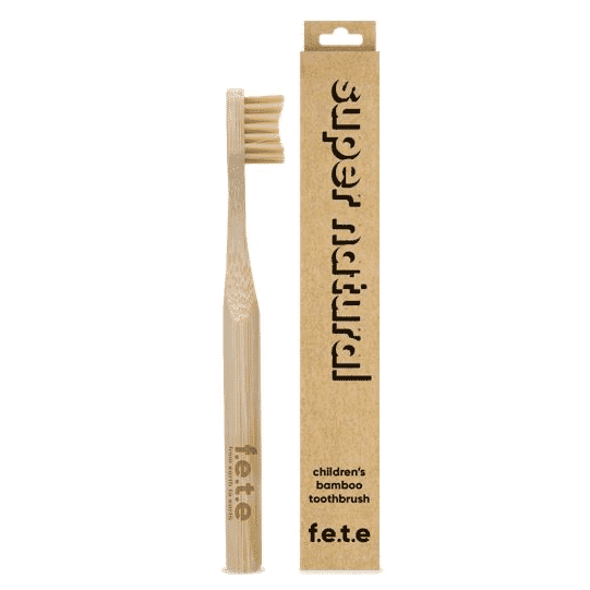 Children's Bamboo Toothbrush - Super Natural (single)