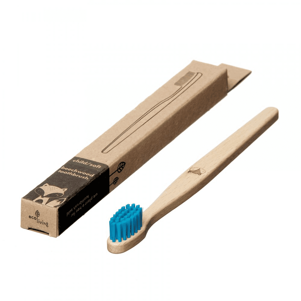 Child/Soft Beechwood Toothbrush Blue (Fox)