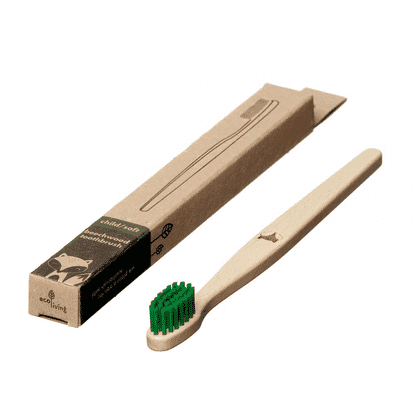 Child/Soft Beechwood Toothbrush Green (Fox)