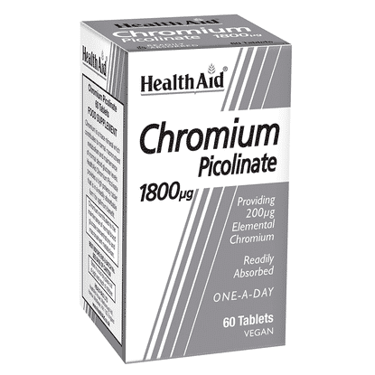Chromium Picolinate 1800ug 60s