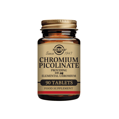 Chromium Picolinate Providing 100ug Elemental Chromium 90s