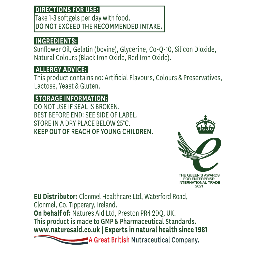 Co-Enzyme Q10 (Daily Strength) 30mg 30s