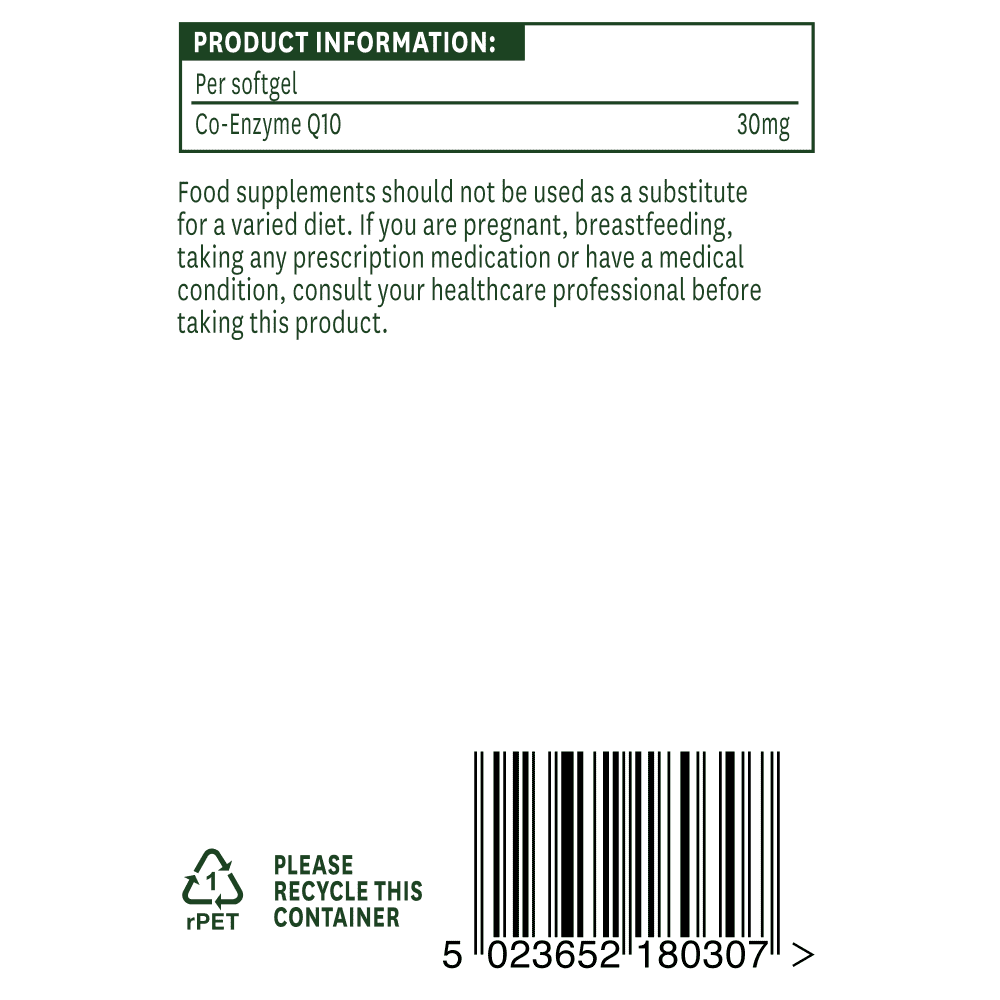 Co-Enzyme Q10 (Daily Strength) 30mg 30s