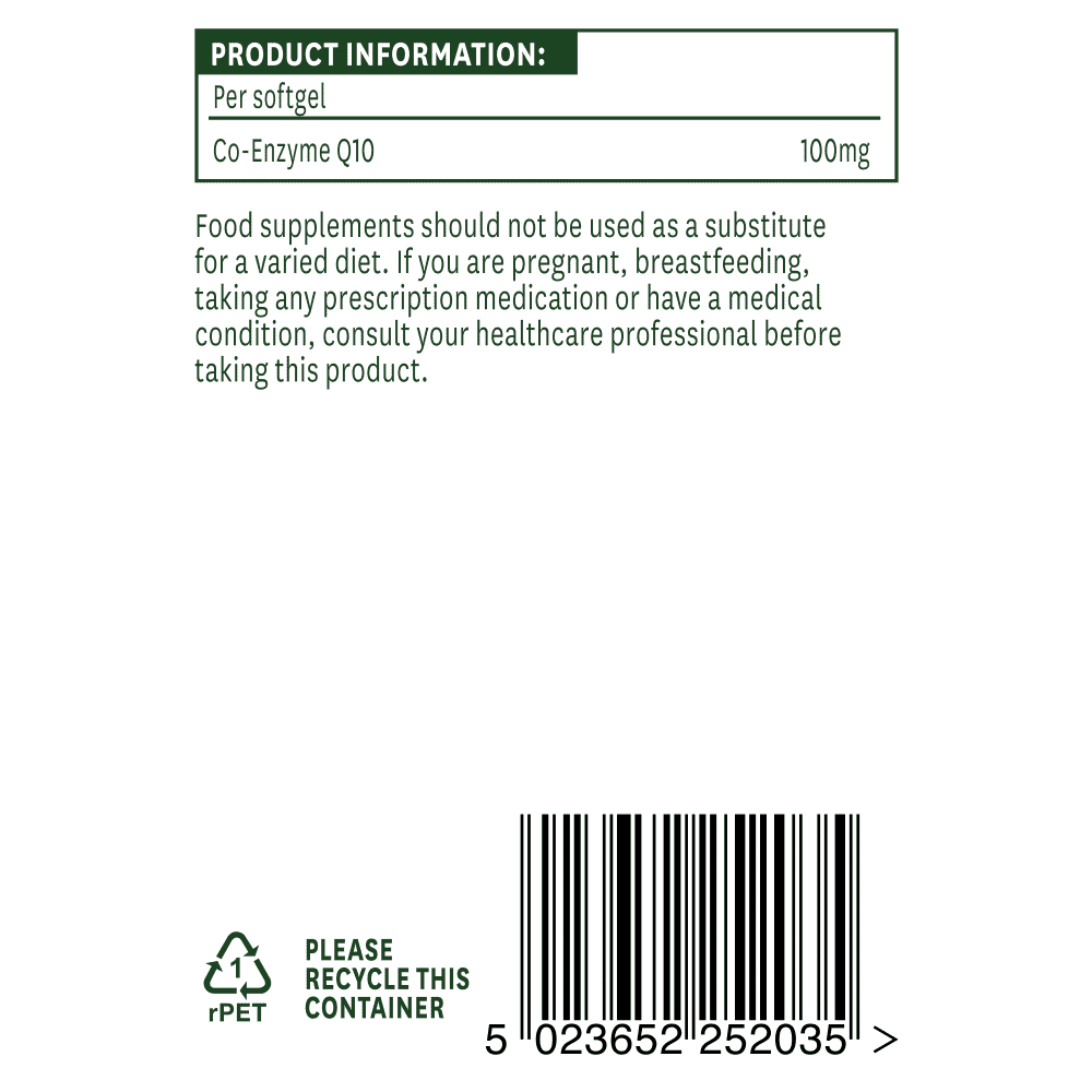 Co-Enzyme Q10 (High Strength) 100mg 30s