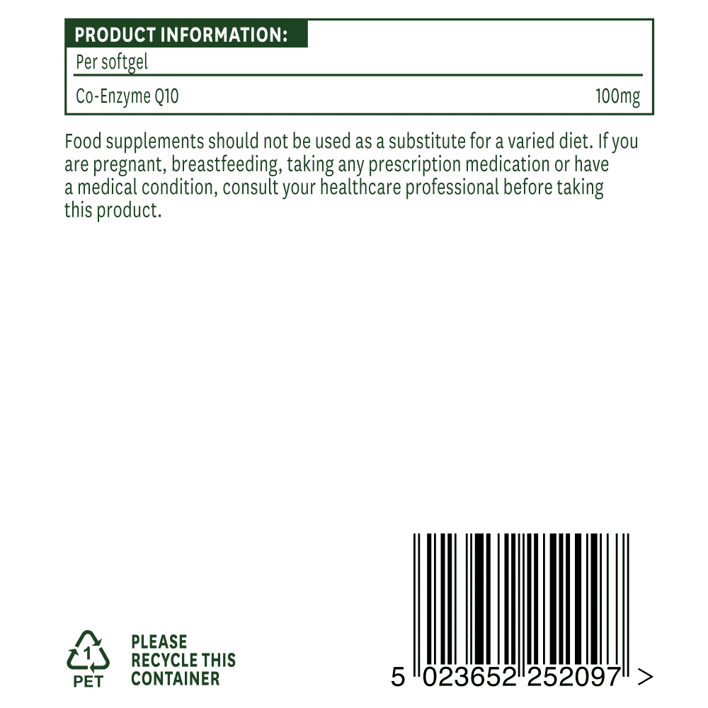 Co-Enzyme Q10 (High Strength) 100mg 90s