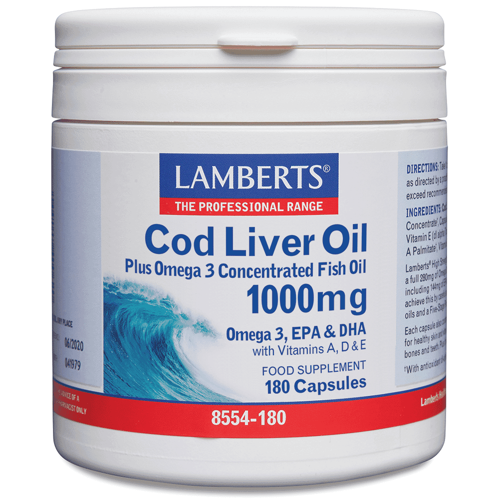 Cod Liver Oil 1000mg 180s