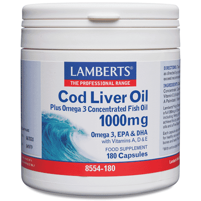 Cod Liver Oil 1000mg 180s