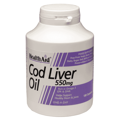 Cod Liver Oil 550mg 180s