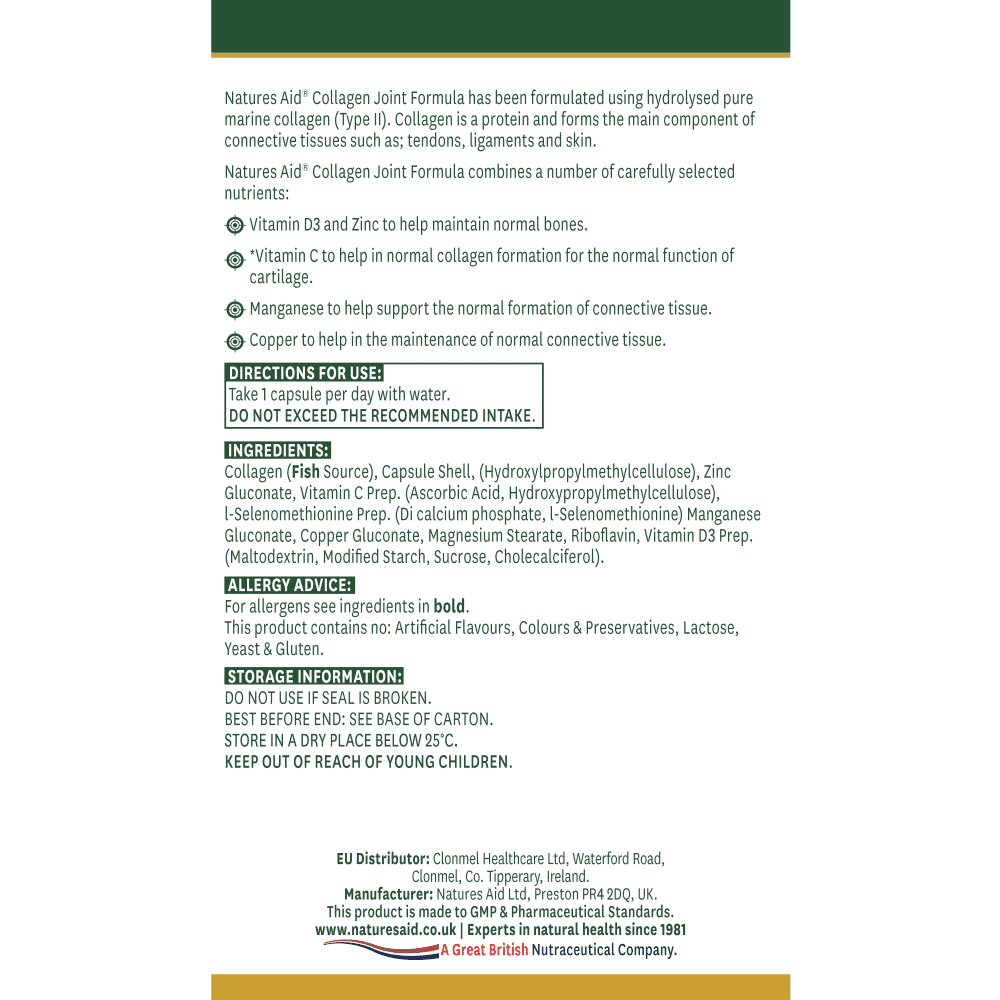 Collagen Joint Formula (Hydrolysed Collagen) 60s