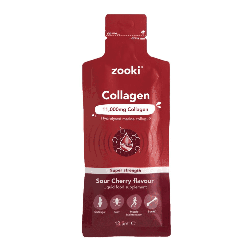 Collagen Liquid Sachet Sour Cherry Flavour Super Strength 11,000mg 18.5ml SINGLE