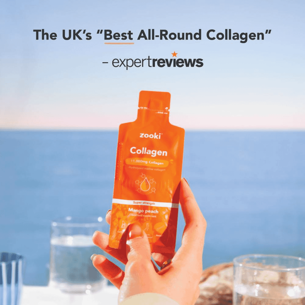 Collagen Liquid Sachets Mango Peach Flavour Super Strength 11,000mg 14x18.5ml Sachets CASE